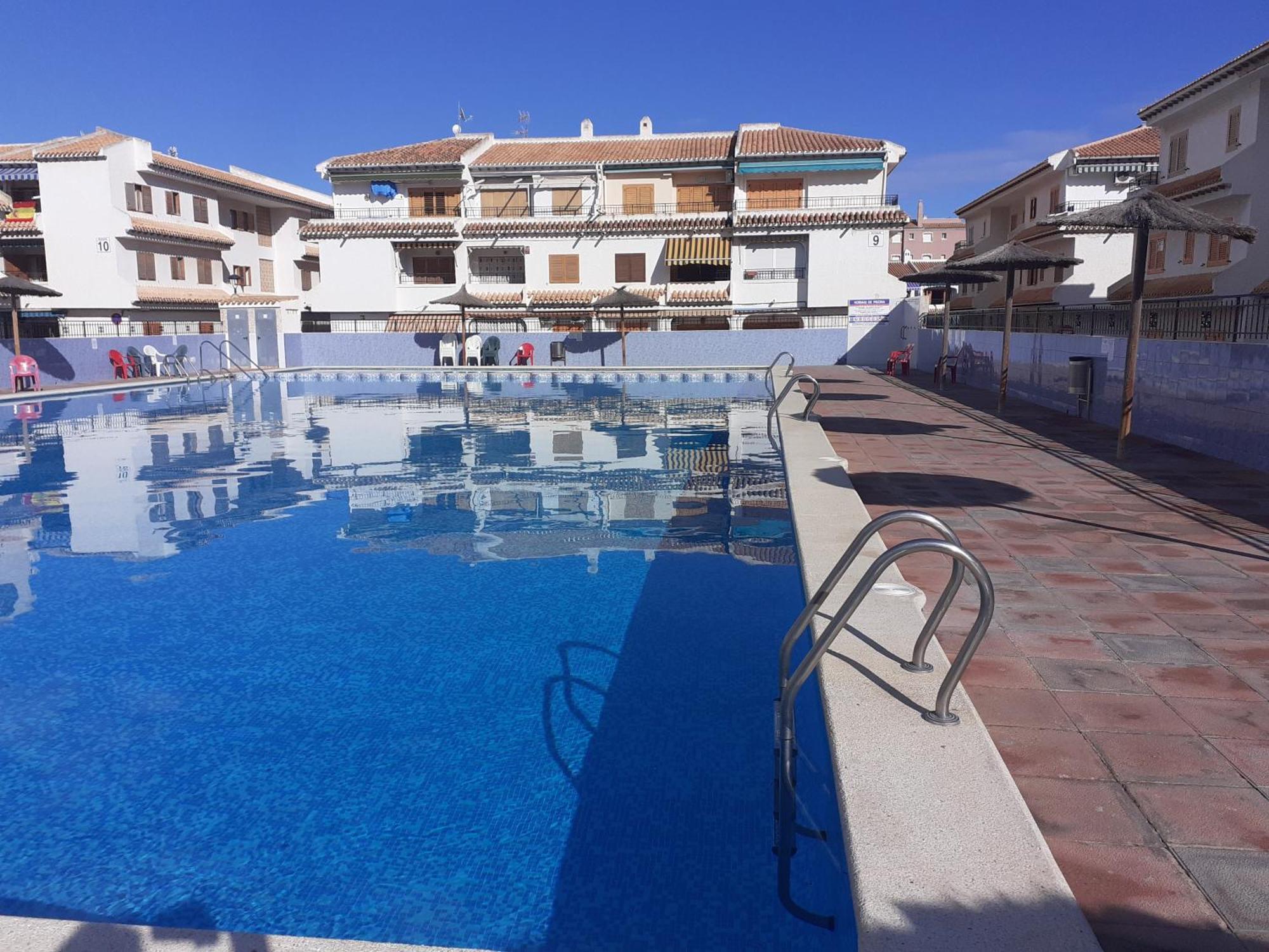 Apartamento Santa Pola, En Playa Del Tamarit Con Piscina. Exteriér fotografie